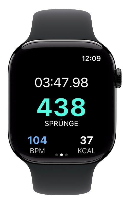 Sprünge direkt auf der Apple Watch verfolgen