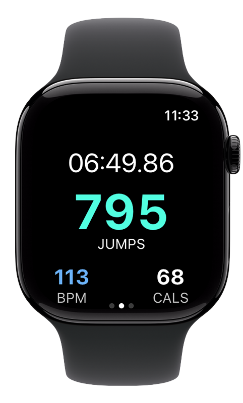 Track jumps right on Apple Watch