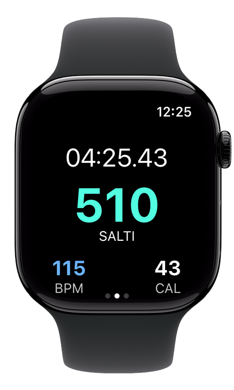 Traccia i salti direttamente su Apple Watch
