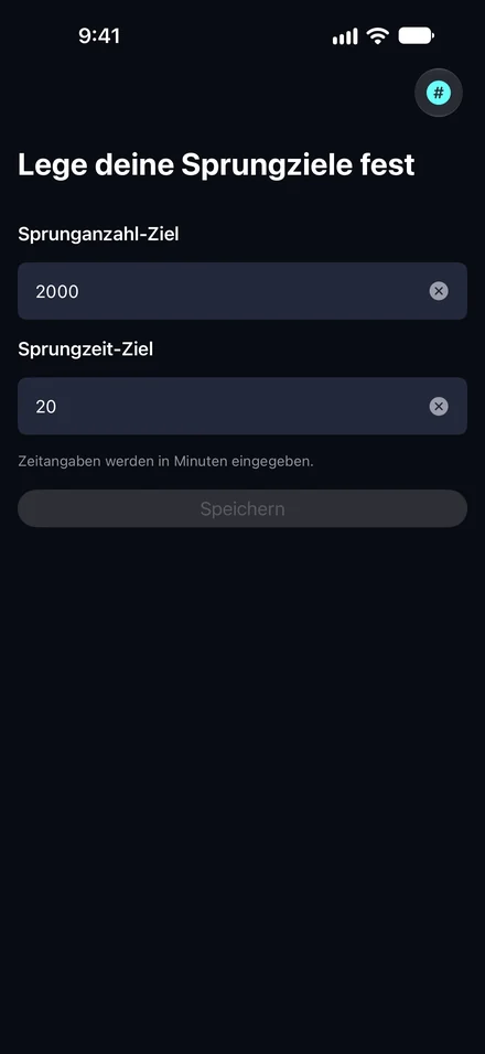 Setze deine Ziele. Wähle deine Trainingshinweise.